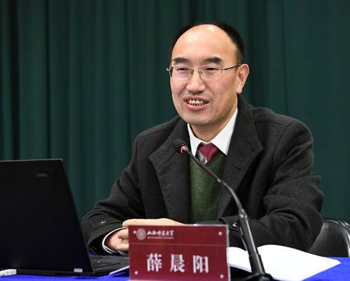 我校邀请党的十九大代表中北大学教授薛晨阳来校宣讲十九大精神山西